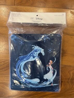 Gap kids frozen pjs size 14
